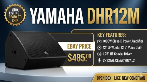 Yamaha dhr12m powered - dhr12m,