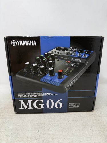 Yamaha mg06 channel - 6-channel, analog