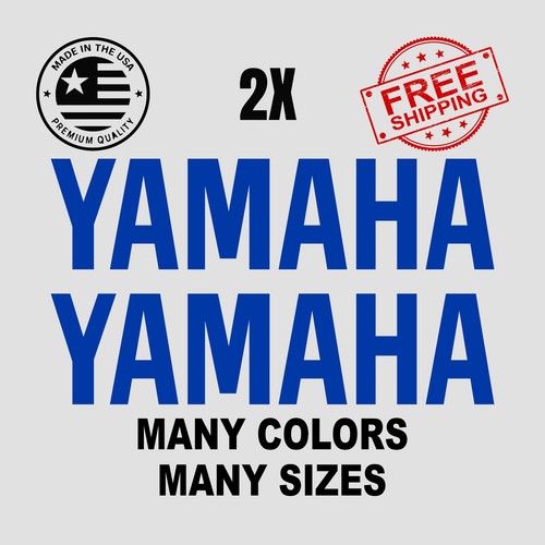 Yamaha text vinyl decal - yamaha,