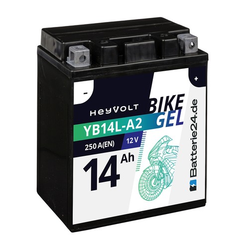 Gel motorradbatterie 14ah 12v - gel,