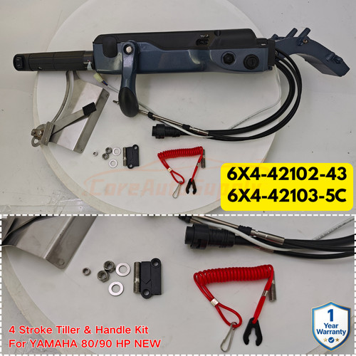 Stroke tiller handle kit - tiller, &