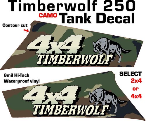 Yamaha timberwolf 250 4x4 - timberwolf, 2x4