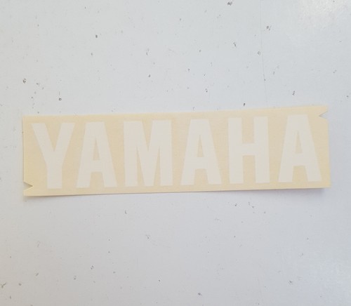 Yamaha schriftzug weiß - 1,