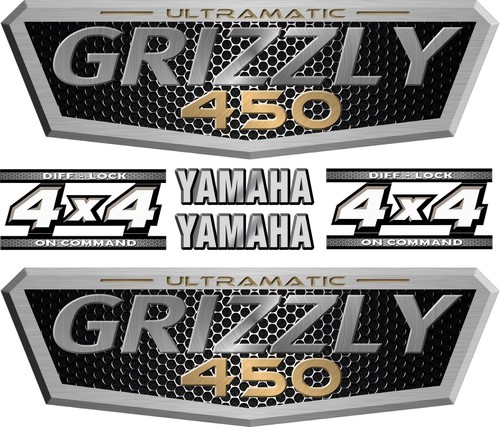 Yamaha grizzly 450 oem decal - grizzly,